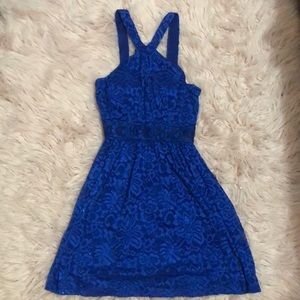 Blue Laced Dress